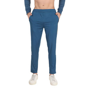 Venta al por mayor logotipo personalizado suave elástico lona pantalones casuales al aire libre pantalones de chándal con logotipo en blanco personalizado logotipo cintura pierna estilo - Product Image 3