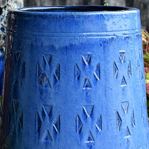 Jardinières modernes en céramique et argile, faites à la main, écologiques, durables, grande taille, pour l'extérieur, avec support de suspension et trou de drainage, émaillées pour la maison - Product Image 2