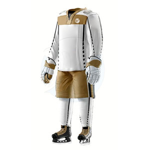 Uniforme de Hockey sobre Hielo Transpirable con Logotipo Personalizado, Nombre del Equipo y Etiqueta Privada, 100% Poliéster, Colores y Tallas Personalizables, Superventas - Product Image 2