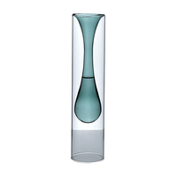 Metier High Borosilicate Terrarium Verre Art Vase Fleur Verre Soufflé À La Main Vase Créatif Moderne pour Salle D'étude Chambre À Coucher personnalisé