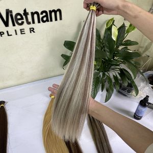 Extension de cheveux humains à Double Drawn, 100% cuticules, lévien, kératine, i-tip, bon marché, vente en gros - Product Image 2