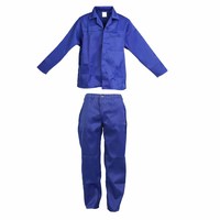 Ensemble de vêtements de travail pour les ouvriers du bâtiment, en coton, élasthanne et polyester, avec options de logo et de couleur personnalisés