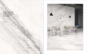 Azulejos de Porcelana Esmaltada de Diseño Italiano, Calacatta Jengibre - Product Image 2