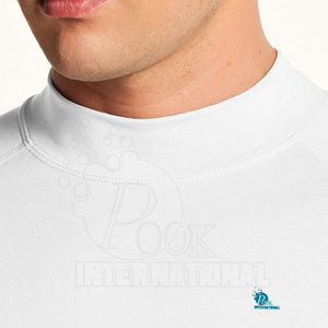 เสื้อรัดรูปสำหรับผู้ชายรุ่นล่าสุด สไตล์สปอร์ตแวร์ น้ำหนักเบา แห้งเร็ว ผลิตจากผ้าสแปนเด็กซ์/โพลีเอสเตอร์ คุณภาพสูง ขายส่ง - Product Image 4