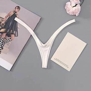 Ropa Interior Femenina de Nuevo Estilo, Tanga Brasileña Sexy con Escote Profundo en V, Transpirable, de Cintura Baja, con Tirantes Finos y Suaves - Product Image 6