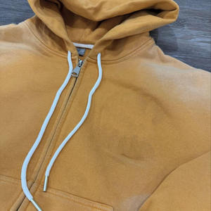 Nouveau Style de mode bleu Anti-rides coton mélangé éponge à capuche surdimensionné hommes à capuche poids lourd soleil délavé sweats à capuche hommes 2025 - Product Image 5