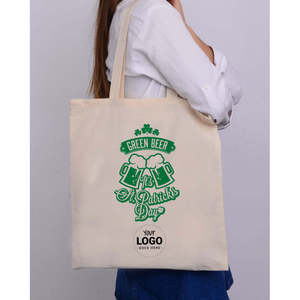 Bolso Tote para Mujer del Día de San Patricio - Verde, con Diseño de Cerveza, ¡Feliz por Celebrar! - Product Image 1