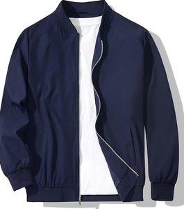 Chaqueta de Algodón para Hombre, Cierre Completo, Chaqueta de Trabajo, Cuello Camisero, Estilo Casual de Negocios, Cortavientos, Directo de Fábrica, Bangladesh, Nuevo - Product Image 1