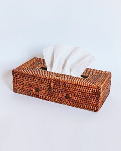 Caja de Almacenamiento Hecha a Mano con Cubierta de Mimbre y Ratán Vintage, Ecológica y Natural para Decoración del Hogar, Venta al por Mayor desde Vietnam - Product Image 4