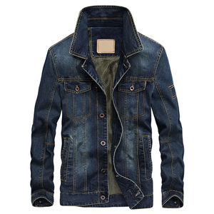 2025 veste en jean en gros de qualité supérieure pour hommes impression personnalisée fabriquée au Pakistan veste en jean Vintage pour hommes à vendre - Product Image 1