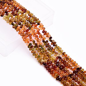 Cuentas de Turmalina Multicolor AAA+ de 3x4mm-3x5mm, Forma de Lágrima, Turmalina Natural Color Petróleo, Piedra Preciosa Facetada para Joyería - Product Image 6