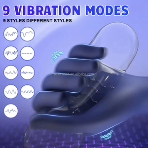 Entraîneur de pénis masturbateur masculin en gros jouet sexuel en forme de main <span class=keywords><strong>sexe</strong></span> Stroker LCD gland vibrateur - Product Image 2