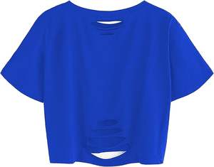 เสื้อครอปผ้ายืดสำหรับผู้หญิงเสื้อสั้นสำหรับยิมเลานจ์สตรีทเสื้อผ้าแฟชั่นลำลองสำหรับกิจกรรมกลางแจ้งและกีฬา - Product Image 2