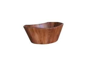 Bol à salade réutilisable, vaisselle de mariage, bol de service en bois et bol décoratif pour présentation de fruits à prix compétitif - Product Image 5