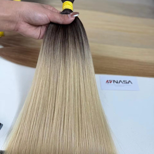 Cabello Humano Virgen Vietnamita de Alta Calidad, Super Double Drawn, 100g, Sin Enredos, Liso Natural, Fuerte, Sedoso, Decolorado, Grueso - Product Image 1