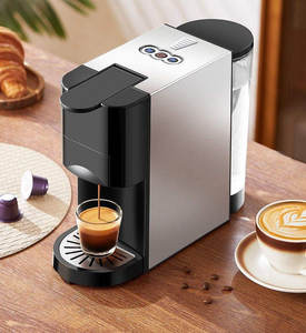 เครื่องชงกาแฟเอสเพรสโซ่สแตนเลส Denback พร้อมหน้าจอดิจิตอลและเครื่องทำฟองนมสำหรับใช้ในบ้าน - Product Image 6