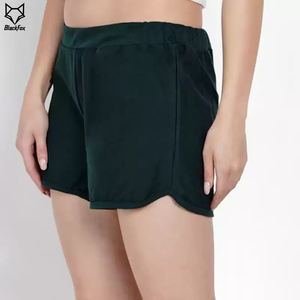 Pantalones Cortos de Verano para Mujer, Sexys, de Punto Acanalado, Cintura Elástica, Resistentes al Viento, Transpirables, con Opciones Personalizables para Uso Casual - Product Image 6