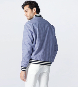 Veste universitaire unisexe tendance, coupe ample, col et poignets côtelés, manches contrastées, broderie personnalisée tendance, vêtements d'équipe scolaire - Product Image 2