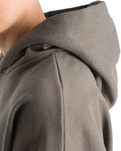 High Quality Oversized Drop Shoulder Hoodie Cotton Heavyweight Thermal Custom Logo Mens Cropped Hoodies and Sweatshirts - Product Image 2