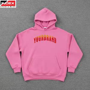 Novedad 2026 Sudadera con Capucha Extra Grande para Mujer, Elegante, Color Rosa Invierno, Felpa Suave de Primera Calidad, Exportación al por Mayor - Product Image 1