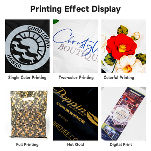 Nhà sản xuất tùy chỉnh mềm vòng lặp xử lý baggravure bề mặt in có thể tái chế PE túi nhựa cho baklava hộp - Product Image 5