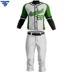Uniforme de béisbol deportivo para hombre hecho a medida Estilo único Ropa deportiva superior de Pakistán - Product Image 3