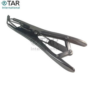 Elastrator Pince à souder en acier inoxydable avec petites bandes vertes pour chiots Petits chiens Castration vétérinaire professionnelle - Product Image 2