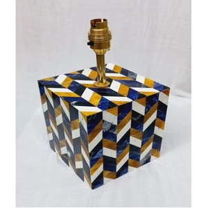 Luxury Style Bone Inlay Table <b>Lamp</b> Cheap Wholesale by Faizacraft with <b>Metal</b> <b>Shade</b> <b>for</b> Living Room Decor - Product Image 1