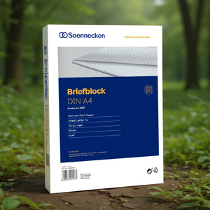 สมุดจดบันทึก SOennecken DIN A4 แบบมีเส้นบรรทัด 70 กรัม/ตร.ม. สีขาว 50 แผ่น - Product Image 3