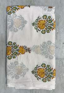 ผ้าฝ้ายบล็อกมือพิมพ์ลายผ้าฝ้าย100% มรดก Jaipur แบบดั้งเดิมเป็นมิตรต่อสิ่งแวดล้อมระบายอากาศได้ - Product Image 3