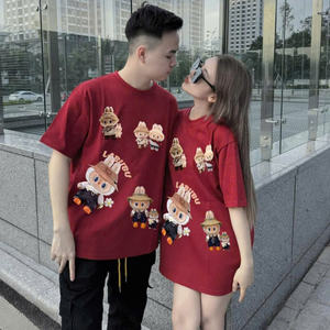 T-shirt Girl Labubu Cotton Fashion Washable Each One in Poly Bag Made in Vietnam Manufacturer Roand Neck Women T-shirt - Product Image 6