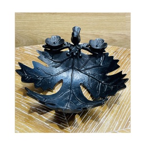 Bol à feuilles en aluminium Bol à salade plaqué or pour hôtels, maison et cuisine Bol à vaisselle décoratif en métal pour collations et biscuits - Product Image 5