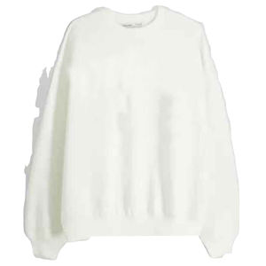 Sudadera Lisa Blanca con Cuello Redondo, Sudadera de Forro Polar de Manga Larga, Sudadera Unisex Lisa para Impresión de Logotipo Personalizado al por Mayor - Product Image 1