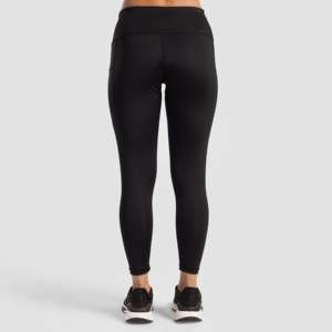 Leggings Deportivos Casuales de Cintura Alta Dream Flex, Talla XL, Negros, Pantalones de Yoga Tejidos con Nailon y Spandex para Fitness y Yoga - Product Image 3