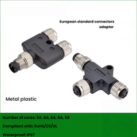 Adaptateur industriel 4.0 M8 étanche de type Y T I, connecteur de prise d'aviation en plastique mâle/femelle à 3, 4 ou 5 broches