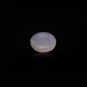 Pierre de lune naturelle polie de 6,35 carats, qualité 5A, forme fantaisie, hauteur 8 mm, trou de 1 mm, zircon synthétique créé en laboratoire - Product Image 1