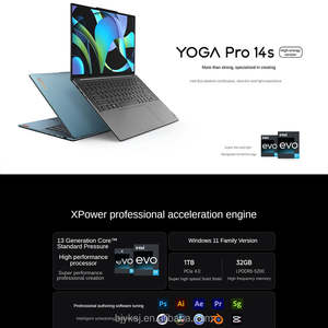Haute énergie L e n o v o ordinateur portable professionnel Y O G A Pro14s I n t e l I5-13500H Core 14.5 pouces 32 Go 1 To 3.2K écran tactile Pc - Product Image 5