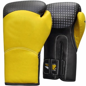 Gants de boxe pour hommes en cuir PU de haute qualité, personnalisables en gros, noir et vert, tailles 8oz 12oz 16oz, imperméables, antidérapants, motif imprimé - Product Image 3