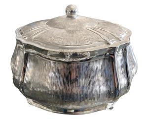 Caja de almacenamiento de latón y Metal de estilo europeo, caja organizadora de joyería de plata de ley hecha a mano Esrog mate, cajas de almacenamiento de joyería - Product Image 1