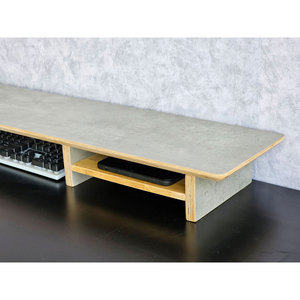 100x20x10cm Plywood Silver Computer Monitor <b>Stand</b> MS68018 Melamine Tabletop for 24 Inch <b>Screens</b> 90 Degree Tilt Angle New Product - Product Image 6