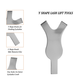 แปรงยกขนตาแบบ Y รุ่น Pro Premium สแตนเลสสตีล ยี่ห้อ Stahlmann สีเงินขัดเงา สำหรับต่อขนตาอย่างแม่นยำ - Product Image 2