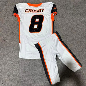 Vente en gros de maillots de football américain de haute qualité, uniformes à manches courtes, ensembles de football universitaire, service OEM élégant et confortable - Product Image 2