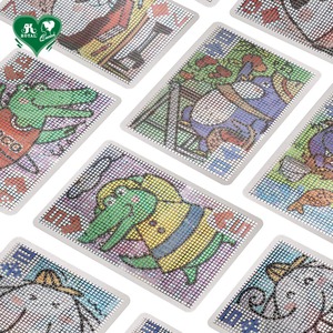 For Cute Animal School Elephant Design Transparent <b>Plastic</b> Playing Cards Unique Coating 54 Cards Elegant Poker Card Deck - Product Image 3