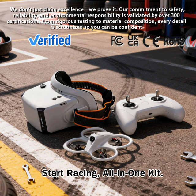 STARTRC FPV Racing Beginners Entry Kit Controller FPV Drone with Goggles Three Piece Set Basic Training Equipment Combo