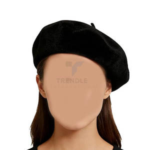 Boina Francesa, Disfraz de Halloween con Barba, Gorro de Lana para Hombre y Mujer, Gorro de Invierno Cálido, Gorro Informal de Artista Francés para Clima Frío - Product Image 1