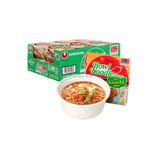 NONGSHIM BOWL NOODLE KIMCHI 12 PACK - Product Image 2