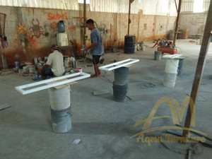 Đầu Giường Tròn cổ điển sơn trắng Kích thước đơn - Product Image 5