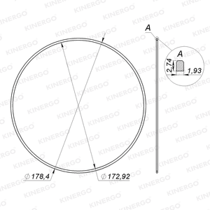Anillo de Sellado SRMB09 para Mercedes Benz 722.9 Late; 725.0 - Product Image 2