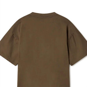 Camiseta de Hombre de Corte Regular con Hombros Caídos y Cuello Pequeño, Personalizada, Estilo Urbano, 100% Algodón Peinado, Blanca, Personalizable - Product Image 5