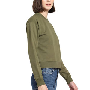 Sudadera de Forro Polar para Mujer, Diseño Personalizado, Informal, Ligera, de Invierno, Nueva Colección, Algodón y Poliéster - Product Image 3